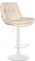 Barhocker Laurel Kunstleder weiß creme Barhocker Laurel Kunstleder weiß creme