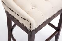 Barhocker Lakewood Stoff, Antik creme 