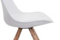 4er Set Stühle Toulouse Kunstleder Rund natura (eiche) weiß 4er Set Stühle Toulouse Kunstleder Rund natura (eiche) weiß