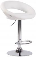Barhocker Olinda Kunstleder chrom weiß Barhocker Olinda Kunstleder chrom weiß