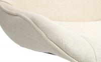 2er Set Barhocker Vonore Stoff chrom creme 2er Set Barhocker Vonore Stoff chrom creme
