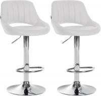 2er Set Barhocker Milet Kunstleder C weiß 2er Set Barhocker Milet Kunstleder C weiß