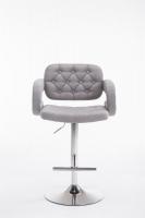 Barhocker Dublin STOFF grau 