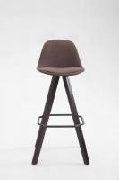Barhocker Franklin Stoff Square Cappuccino (eiche) braun 