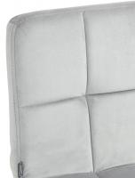 Barhocker Peru Samt weiß grau Barhocker Peru Samt weiß grau