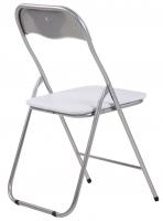 2er Set Klappstuhl Felix weiß/silber 