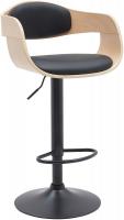 Barhocker Kingston B Kunstleder natura/schwarz Barhocker Kingston B Kunstleder natura/schwarz