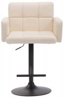 Barhocker Los Angeles schwarz creme 
