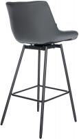 Barhocker Weston Schwenkbar Kunstleder grau 