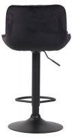 2er Set Barhocker Lentini Samt schwarz schwarz 2er Set Barhocker Lentini Samt schwarz schwarz