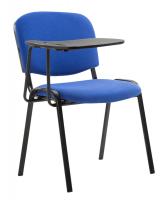 4er Set Stühle Ken mit Klapptisch Stoff  blau 