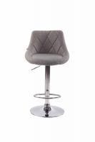 2er Set Barhocker Lazio Stoff grau 2er Set Barhocker Lazio Stoff grau