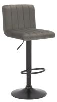 Barhocker Jamie Samt grau 