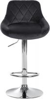 2er Set Barhocker Lazio Samt chrom dunkelgrau 2er Set Barhocker Lazio Samt chrom dunkelgrau