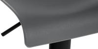 Barhocker Branford Kunststoff grau 