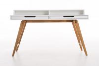 Schreibtisch Eaton 140 cm weiß 