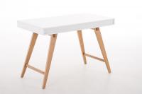 Schreibtisch Porto 110 cm weiß 