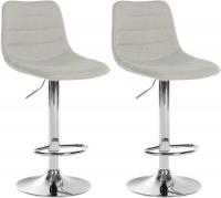 2er Set Barhocker Lex Stoff C creme 