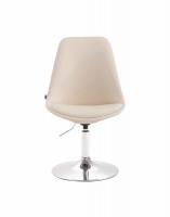 4er Set Esszimmerstühle Maverick C Kunstleder creme 