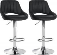 2er Set Barhocker Milet Kunstleder C schwarz 2er Set Barhocker Milet Kunstleder C schwarz