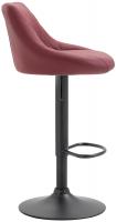 Barhocker Lazio Kunstleder schwarz bordeauxrot Barhocker Lazio Kunstleder schwarz bordeauxrot