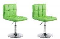 2er Set Lounger Palma V2 Kunstleder grün 2er Set Lounger Palma V2 Kunstleder grün