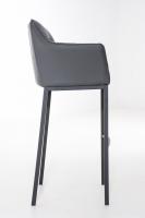 Barhocker Damaso B mit 4-Fuß Gestell grau Barhocker Damaso B mit 4-Fuß Gestell grau