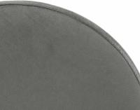 Barhocker Ponte Samt chrom grau 