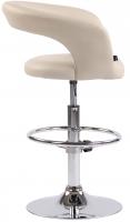 Barhocker Jaen Kunstleder creme 