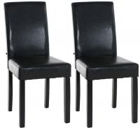 2er Set Esszimmerstuhl Ina schwarz braun 2er Set Esszimmerstuhl Ina schwarz braun