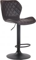 Barhocker Cork Kunstleder schwarz braun Barhocker Cork Kunstleder schwarz braun
