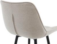 2er Set Barhocker Dartford Stoff creme 2er Set Barhocker Dartford Stoff creme