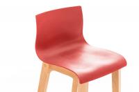 Barhocker Hoover Natura 4-Fuß Gestell rot 
