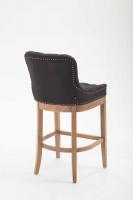 Barhocker Lakewood Stoff, Antik-hell schwarz 