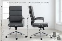 Bürostuhl Cleveland Kunstleder grau Bürostuhl Cleveland Kunstleder grau