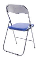 Klappstuhl Felix blau/silber Klappstuhl Felix blau/silber