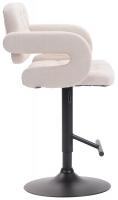 Barhocker Dublin STOFF schwarz beige 