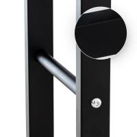 Kaminholzständer Keri mit Rollen 25x60x80 schwarz 