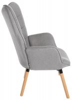 Sessel Garding Stoff grau 
