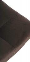 Barhocker Jerry Samt schwarz braun Barhocker Jerry Samt schwarz braun