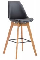 Barhocker Metz Kunstleder Natura schwarz Barhocker Metz Kunstleder Natura schwarz