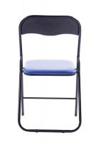 Klappstuhl Felix blau/schwarz Klappstuhl Felix blau/schwarz