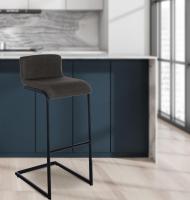 Barhocker Newport Stoff B dunkelgrau Barhocker Newport Stoff B dunkelgrau