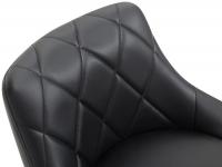 2er Set Barhocker Lazio Kunstleder schwarz 
