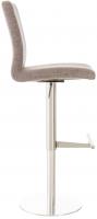 Barhocker Cadiz Stoff edelstahl grau Barhocker Cadiz Stoff edelstahl grau