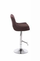 Barhocker Club Stoff braun Barhocker Club Stoff braun