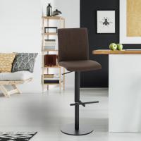 2er Set Barhocker Cadiz Stoff schwarz braun 2er Set Barhocker Cadiz Stoff schwarz braun