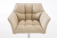 Barhocker Damaso W Stoff creme Barhocker Damaso W Stoff creme