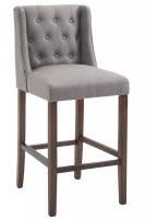 Barhocker Cassandra Stoff Antik-dunkel hellgrau Barhocker Cassandra Stoff Antik-dunkel hellgrau