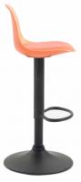2er Set Barhocker Kiel Kunststoff schwarz orange 2er Set Barhocker Kiel Kunststoff schwarz orange